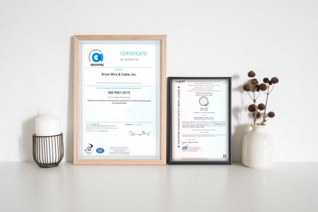 Orion Wire & Cable, Inc. | Quality Policy